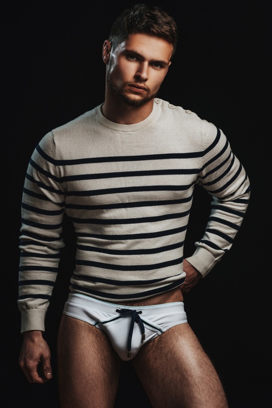Hunk male model Alex Derita at colby Models NYC delights our screens with the new story taken by Serge Lee for Dominus Magazine styled by Kai Jankovic.